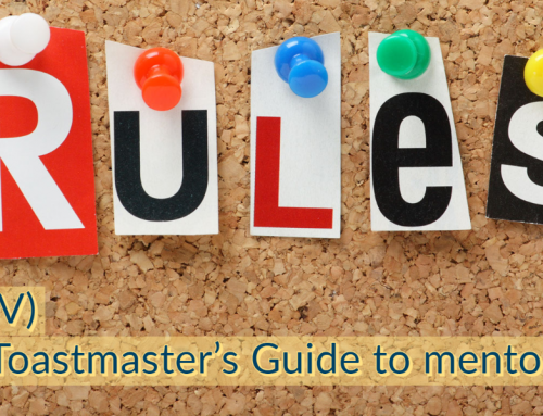 Busy Toastmaster’s Guide to mentoring